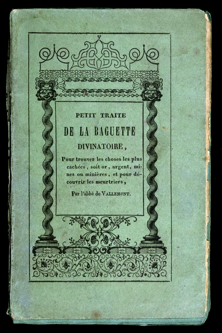 Frontispice av boken "Traité de la baguette divinatoire"" av abboten av Vallemont av Unknown artist