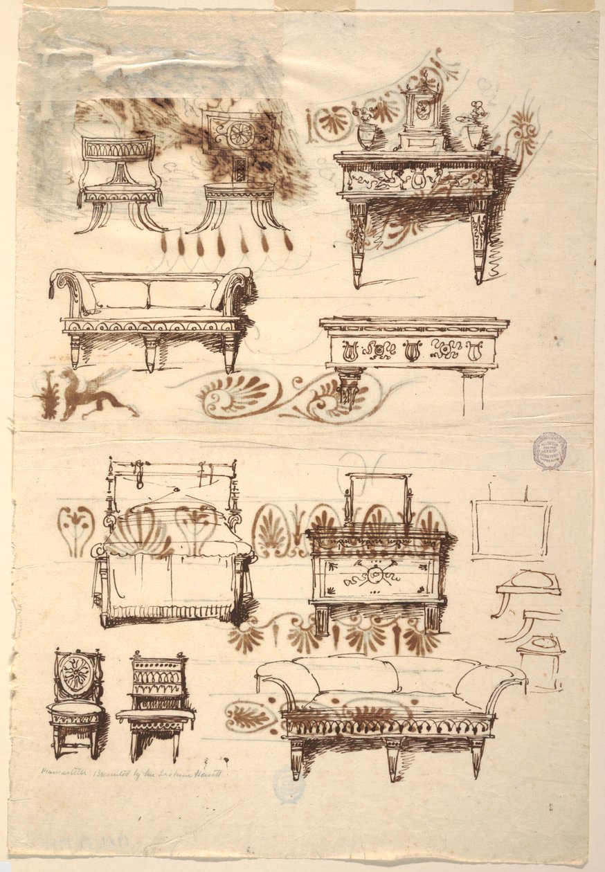 Möbeldesigner av Unknown artist