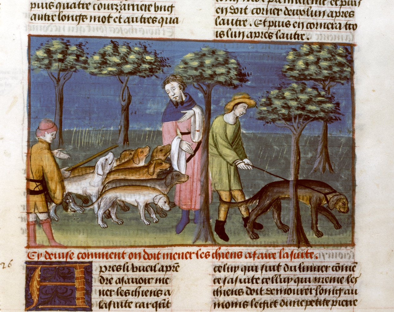 Gaston Phoebus, Jaktavtalet av Unknown artist