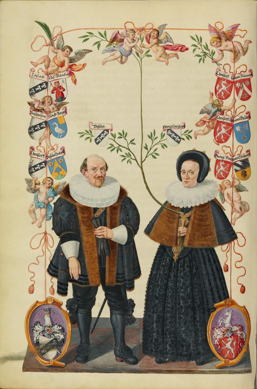 Släktforskning om familjen Derrer av Unknown artist
