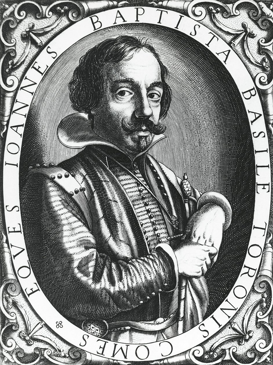 Giambattista Basile (1566-1632) napolitansk poet, mäklare och sagosamlare. av Unknown artist