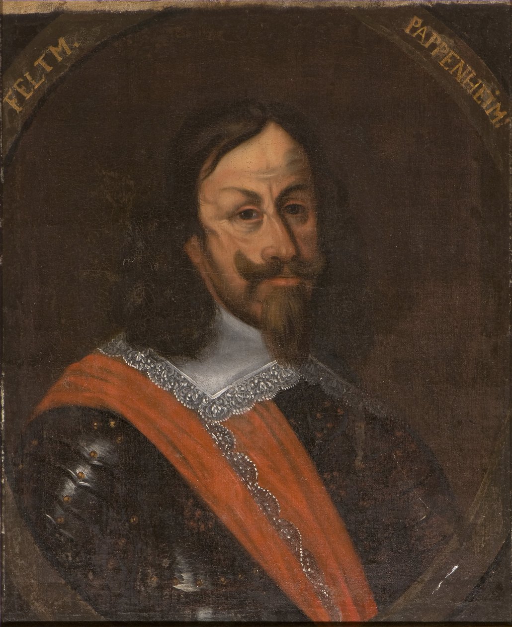 Gottfried Heinrich, komte suverän de Pappenheim, marechal du Saint Empire - Porträtt av greve Gottfried Heinrich av Pappenheim av Unknown artist