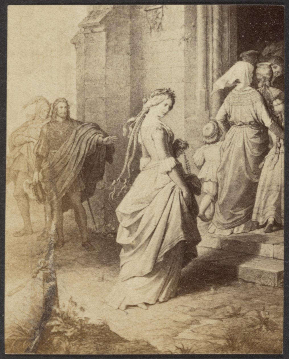Gretchen (Faust) av W.V. Kaulbach av Unknown artist