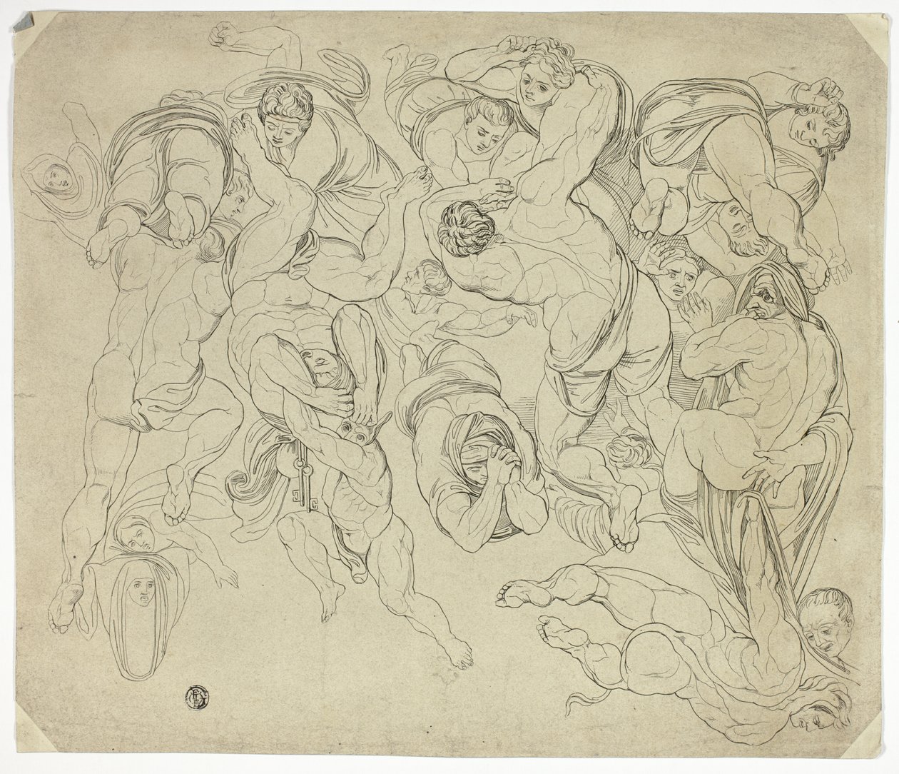 Grupp av figurer av Unknown artist