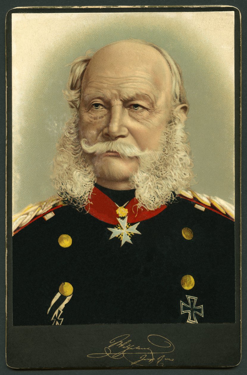 Guillaume I (Guillaume Frederic Louis de Hohenzollern av Unknown artist