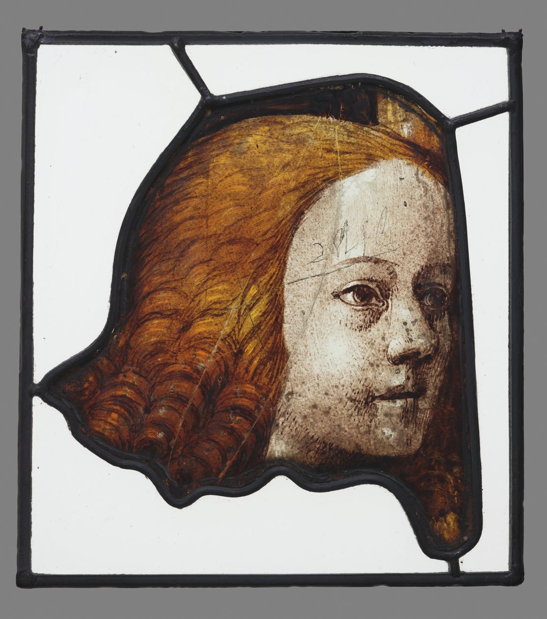 Huvud av en ängel från den yttersta domen av Unknown artist