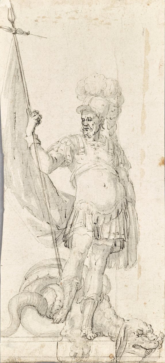 Sankt Göran med draken av Unknown artist