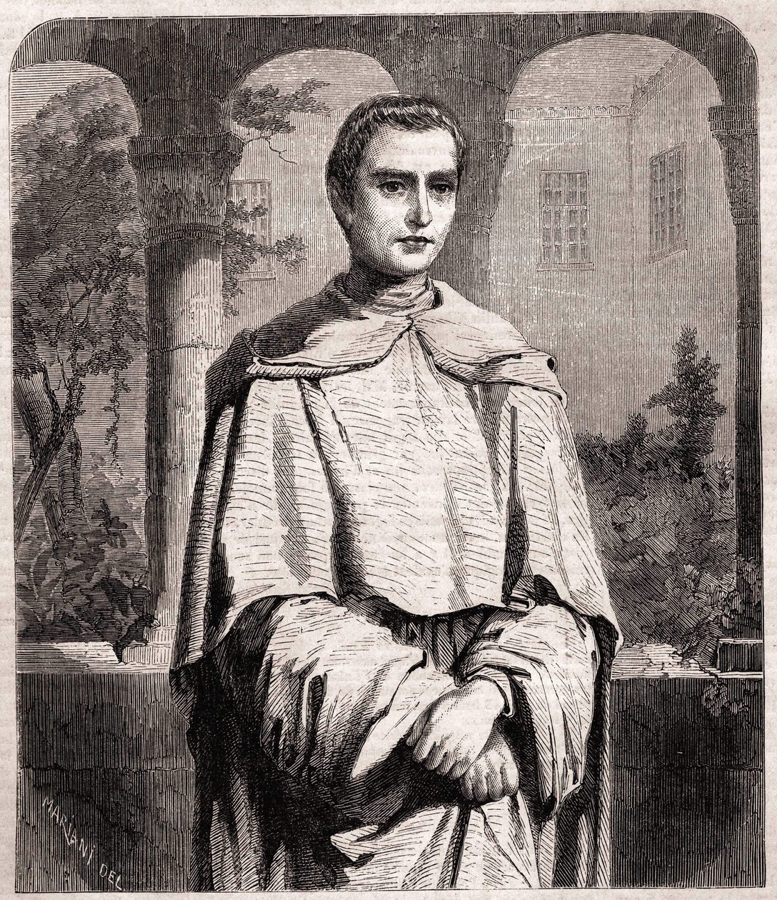 Henri Lacordaire. Fransk präst och dominikan 1802-1861. av Unknown artist