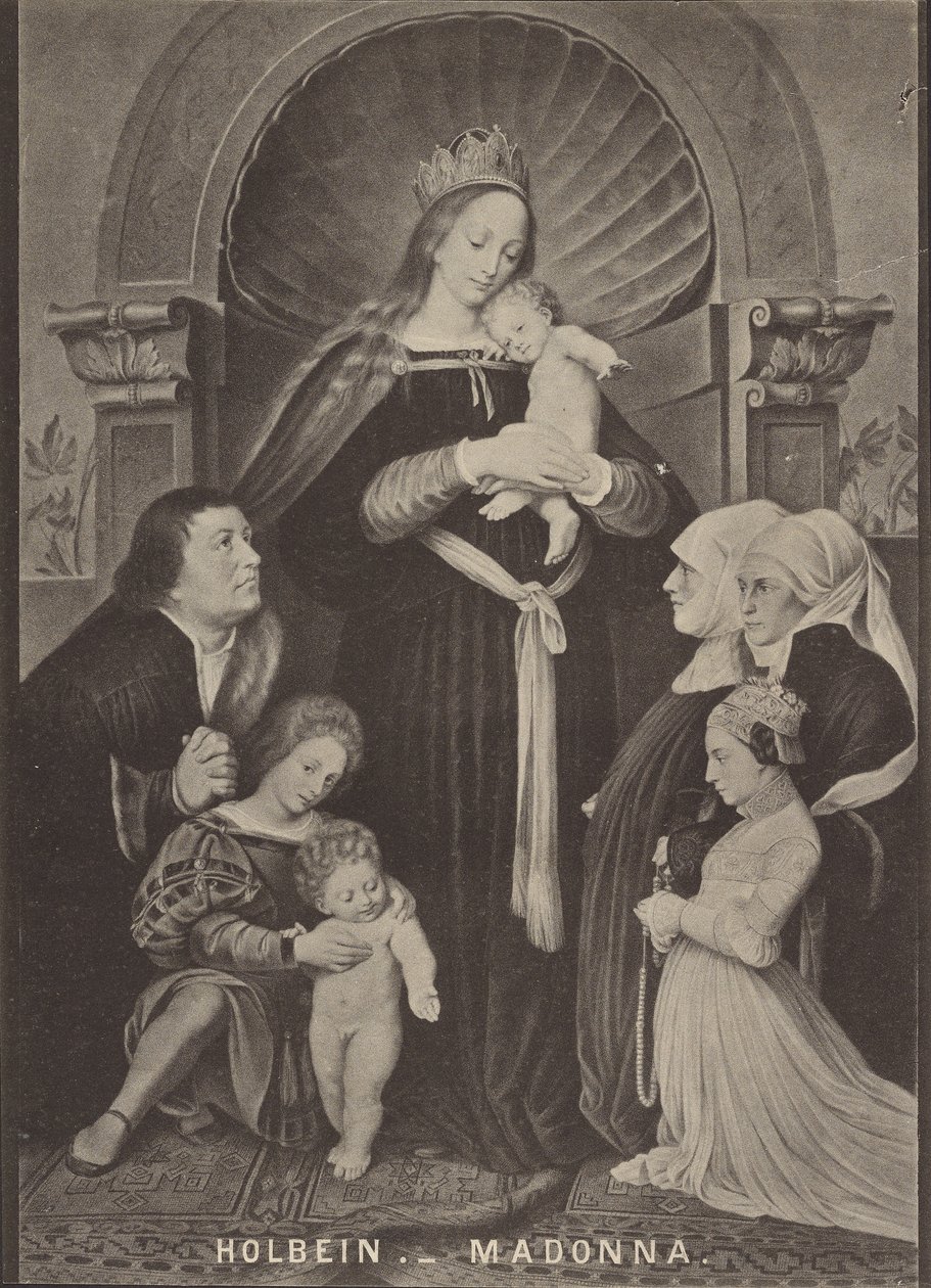 Holbein - Madonna av Unknown artist