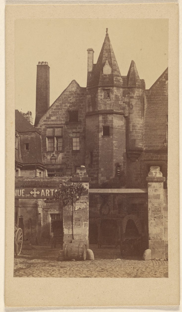 Hotel de la Croix Blanches, Tours. av Unknown artist