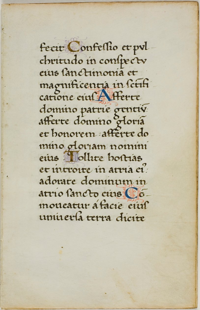 Illuminerat manuskript Blad av Unknown artist