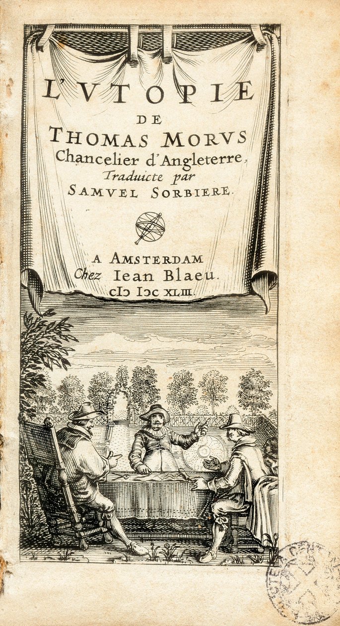 Illustrerad frontispice av den fransköversatta boken "" L