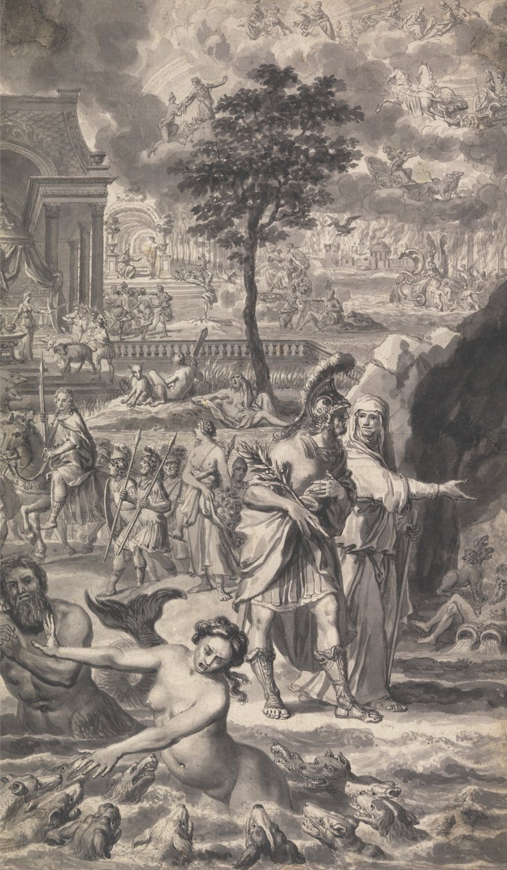 Illustration till Tonsons Ovid Metamorphosis (en av fyra) av Unknown artist