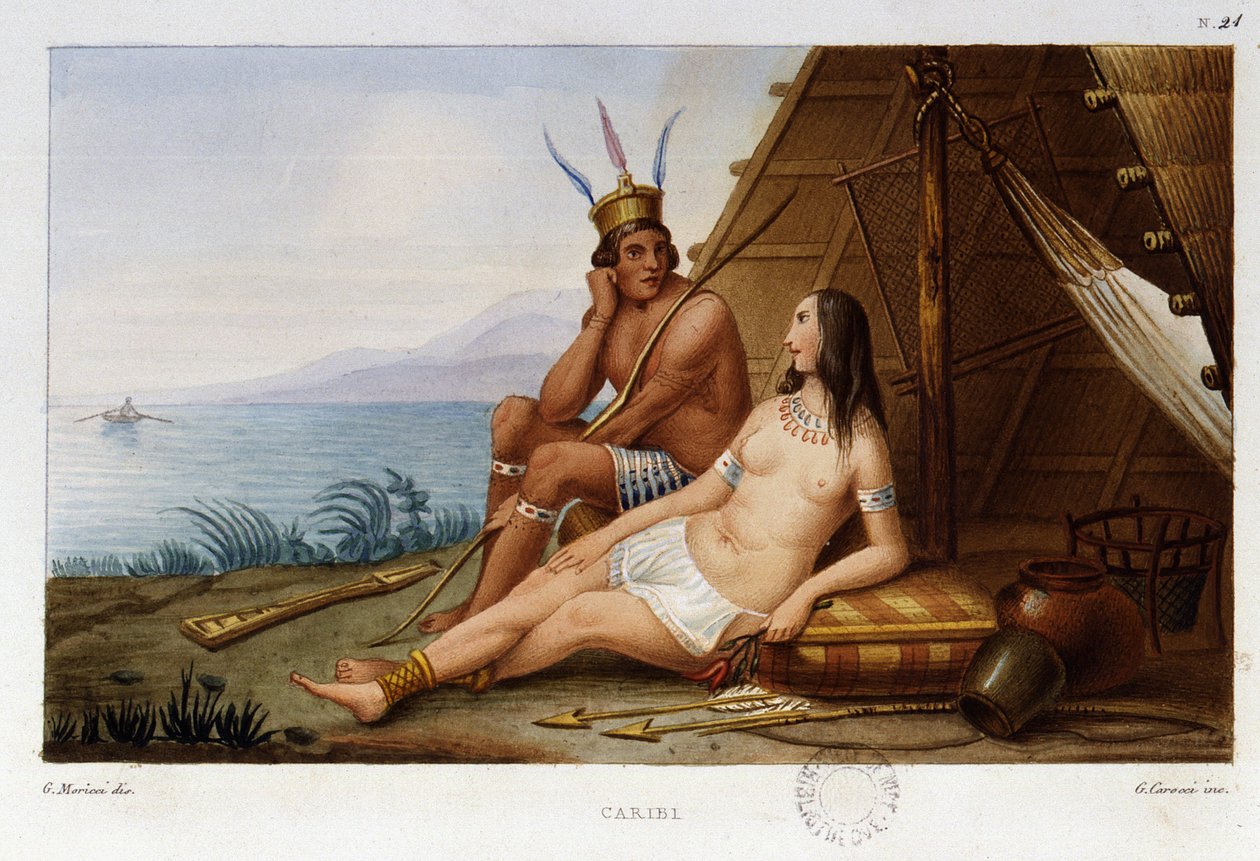 Indiska Karibien par av Karibien av Unknown artist