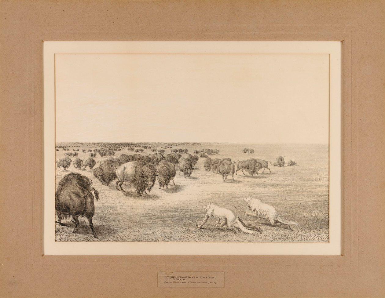 Indianer förklädda till vargar - nr 13 av Unknown artist