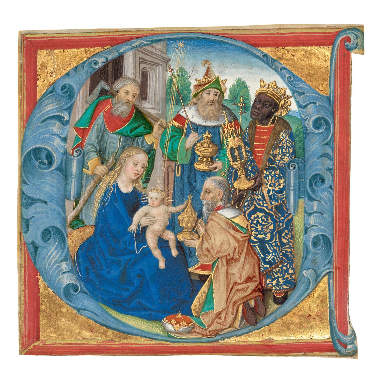 Inledande text E: De vises tillbedjan av Unknown artist