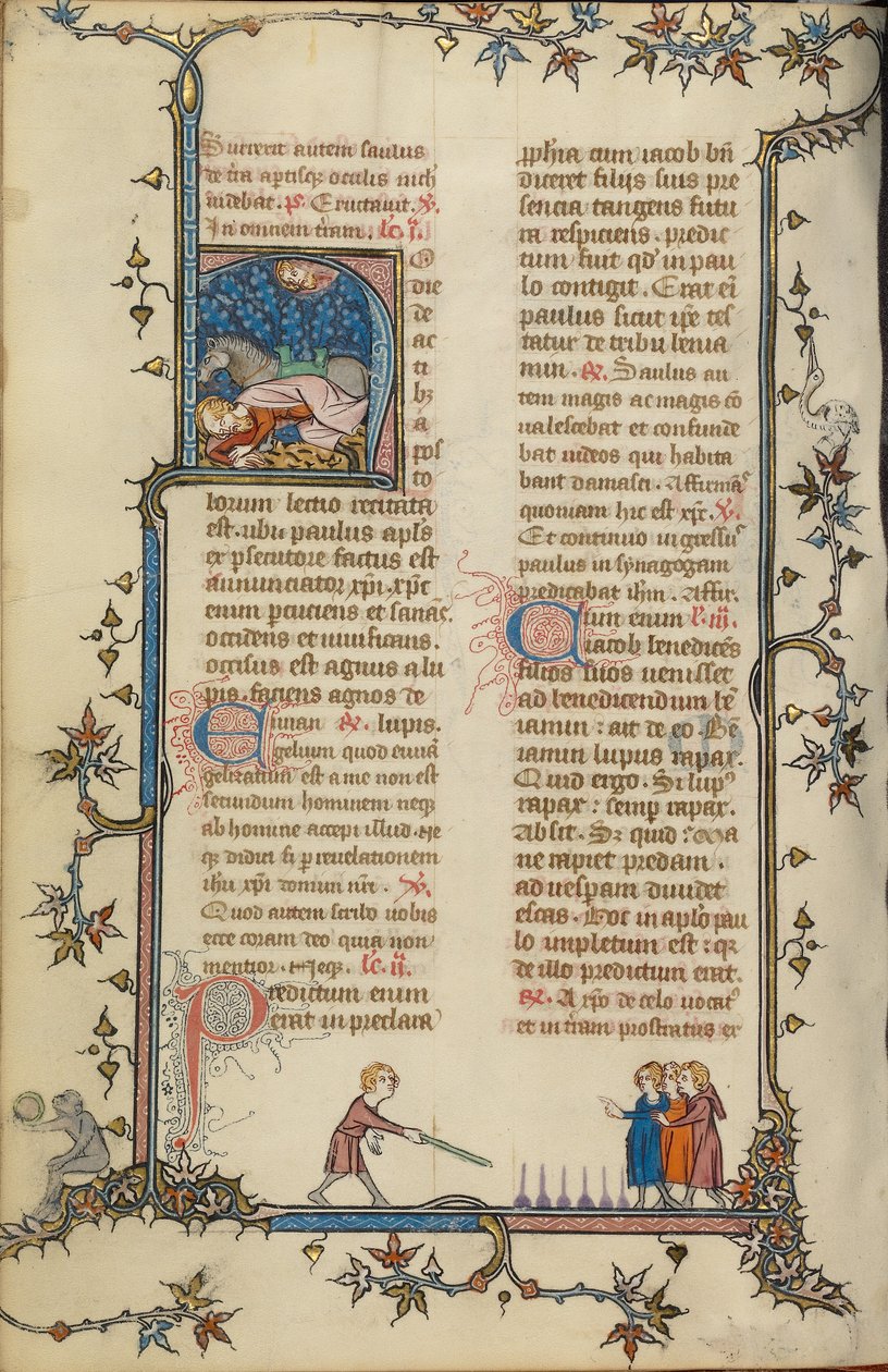 Inledande avsnitt H: Sankt Paulus omvändelse av Unknown artist
