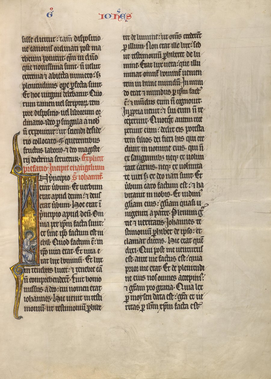 Inledande del I: Johannes Evangelisten av Unknown artist