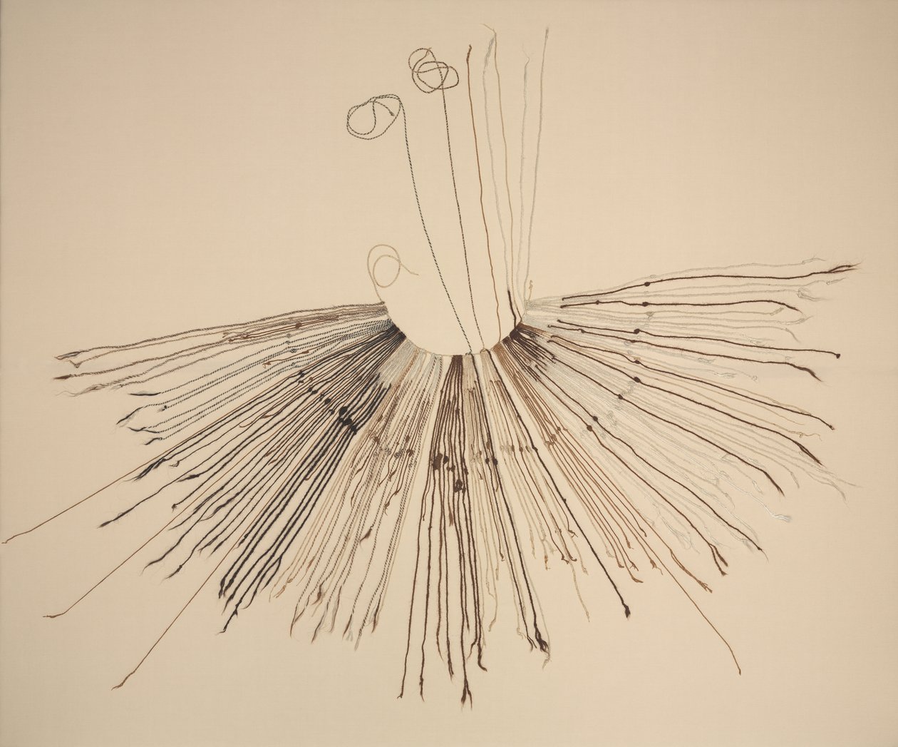Inka Khipu (fiberinspelningsenhet) av Unknown artist