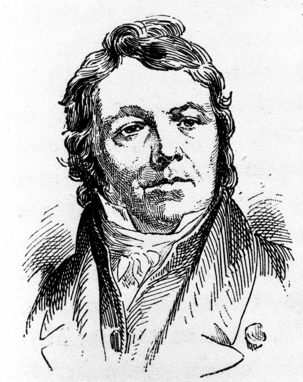 Jean Nepomucene (Jean-Nepomucene) Hummel (Johann Nepomuk Hummel) (1778-1837). Österrikisk pianist och kompositör. av Unknown artist