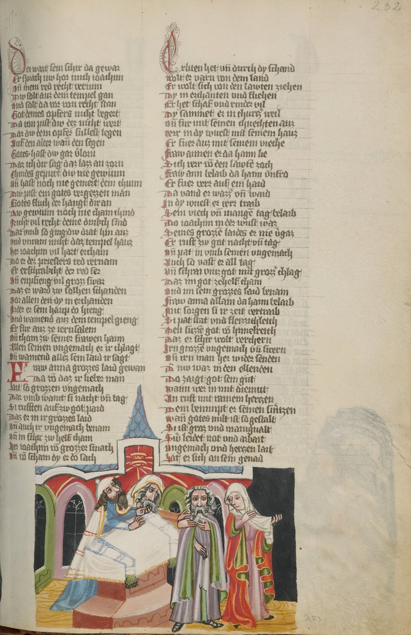 Joachim och Anna i templet av Unknown artist