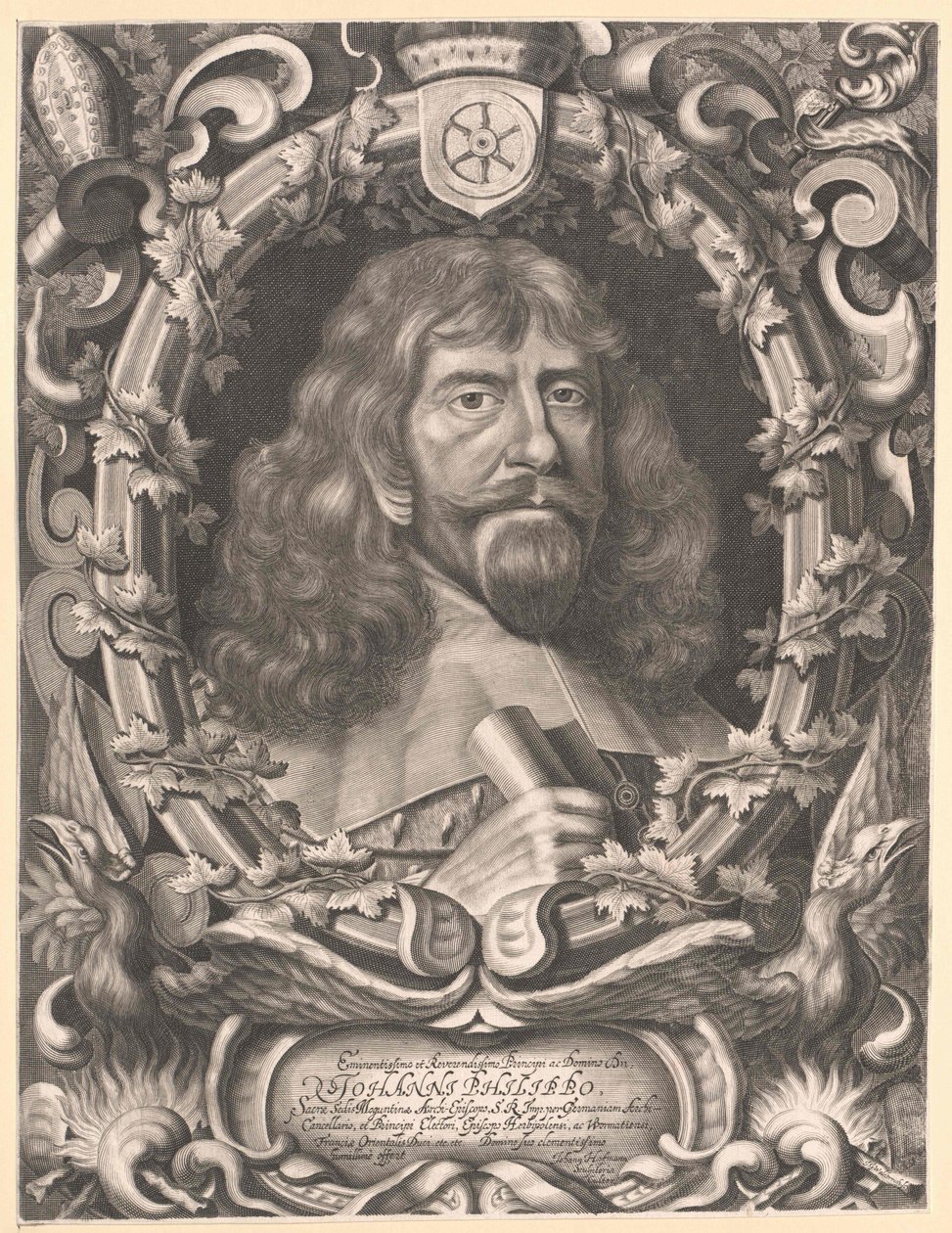 Johann Philipp von Schoenborn (tryck) av Unknown artist