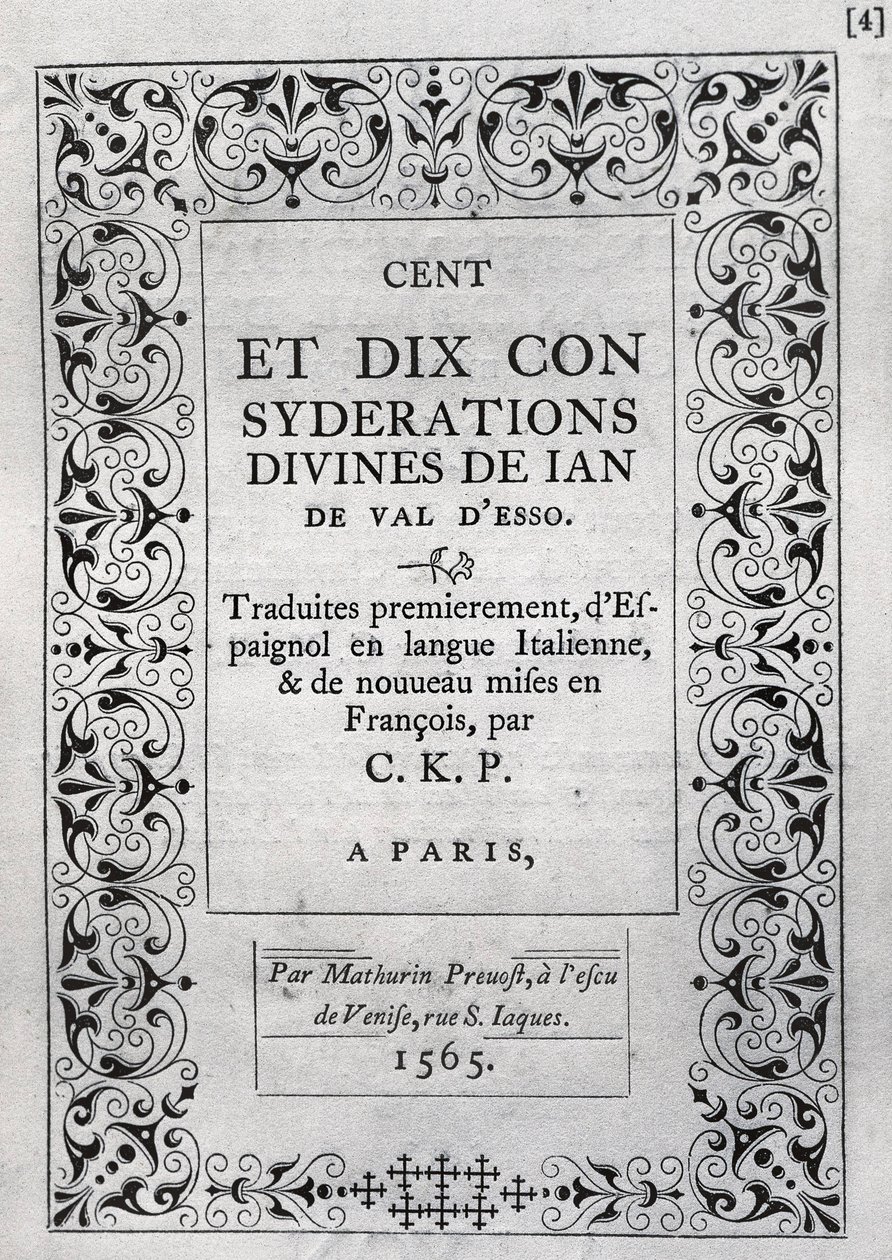 Juan de VALDES av Unknown artist
