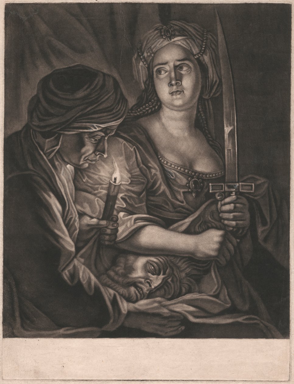 Judith med huvudet av Holofernes av Unknown artist