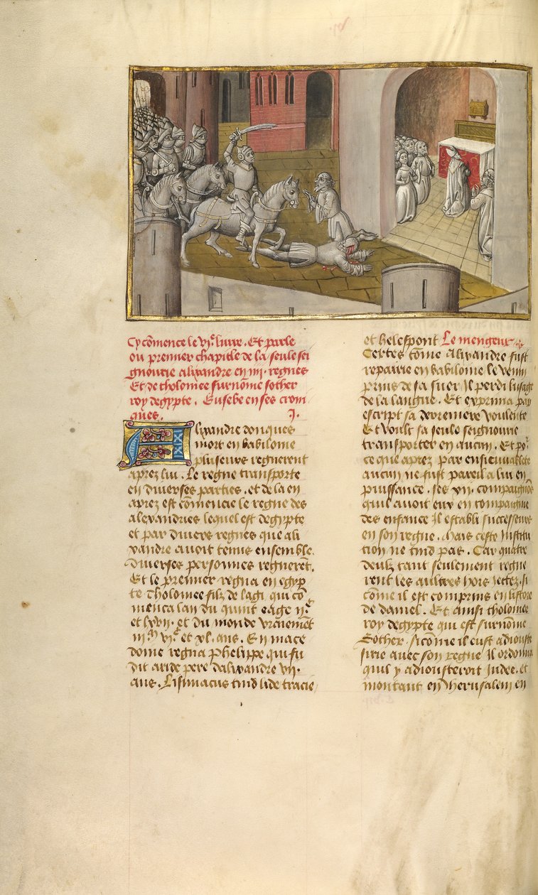 Kung Ptolemaios Soter invaderar Jerusalem av Unknown artist