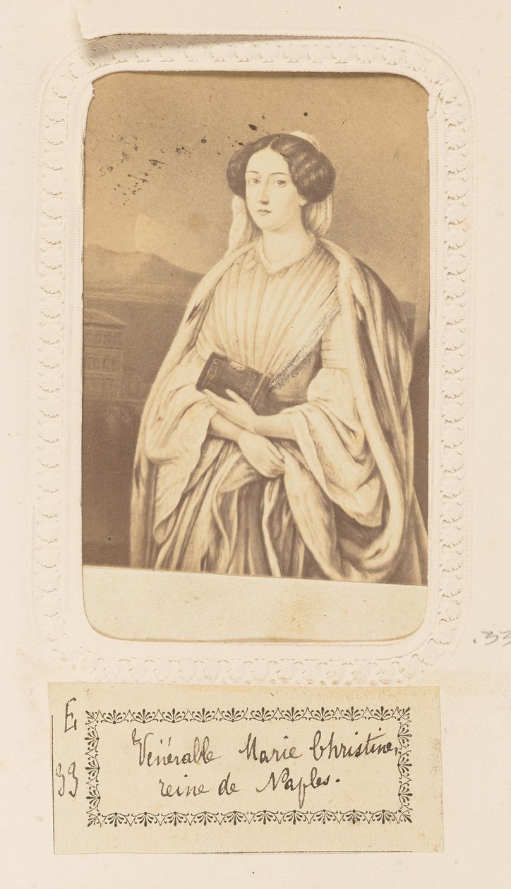 Den vördnadsvärda Maria Christine, drottning av Neapel av Unknown artist