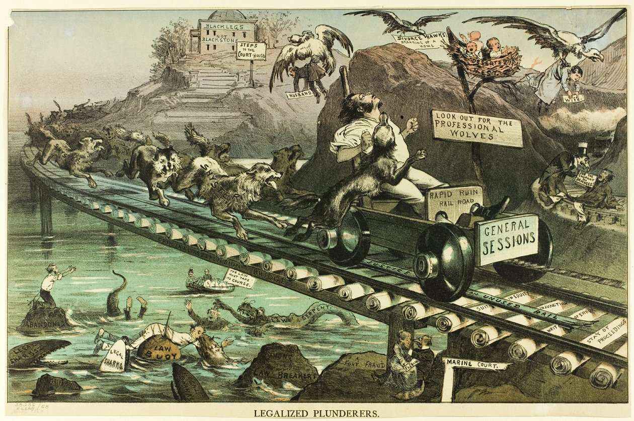 Legaliserade plundrare, från Puck av Unknown artist