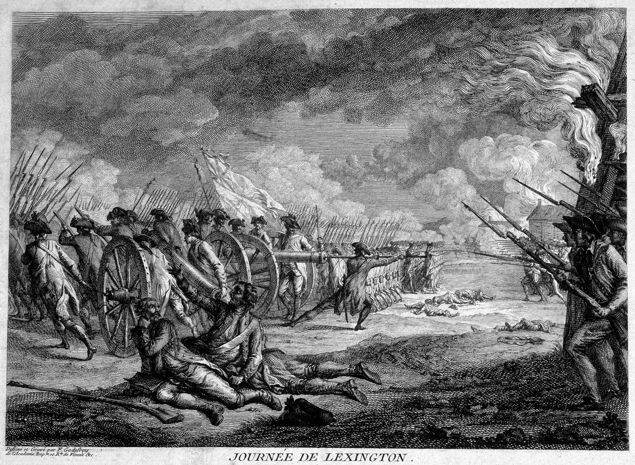 Lexington Day (Massachusetts, U.S.A.), 19 april av Unknown artist