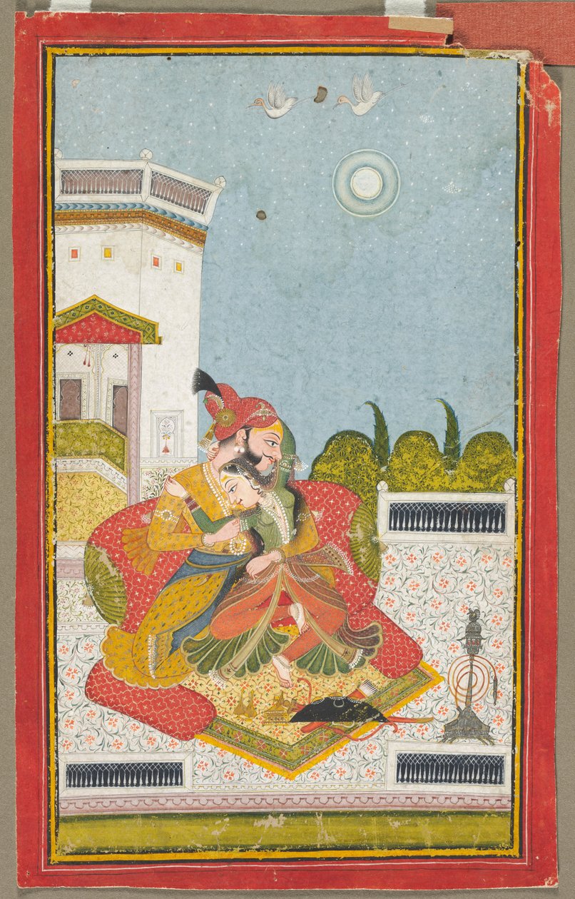 Lovers Embracing (Raga Malkaus) av Unknown artist