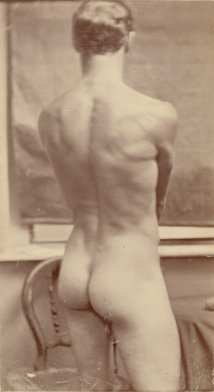 [Manlig nakenstudie]. av Unknown artist