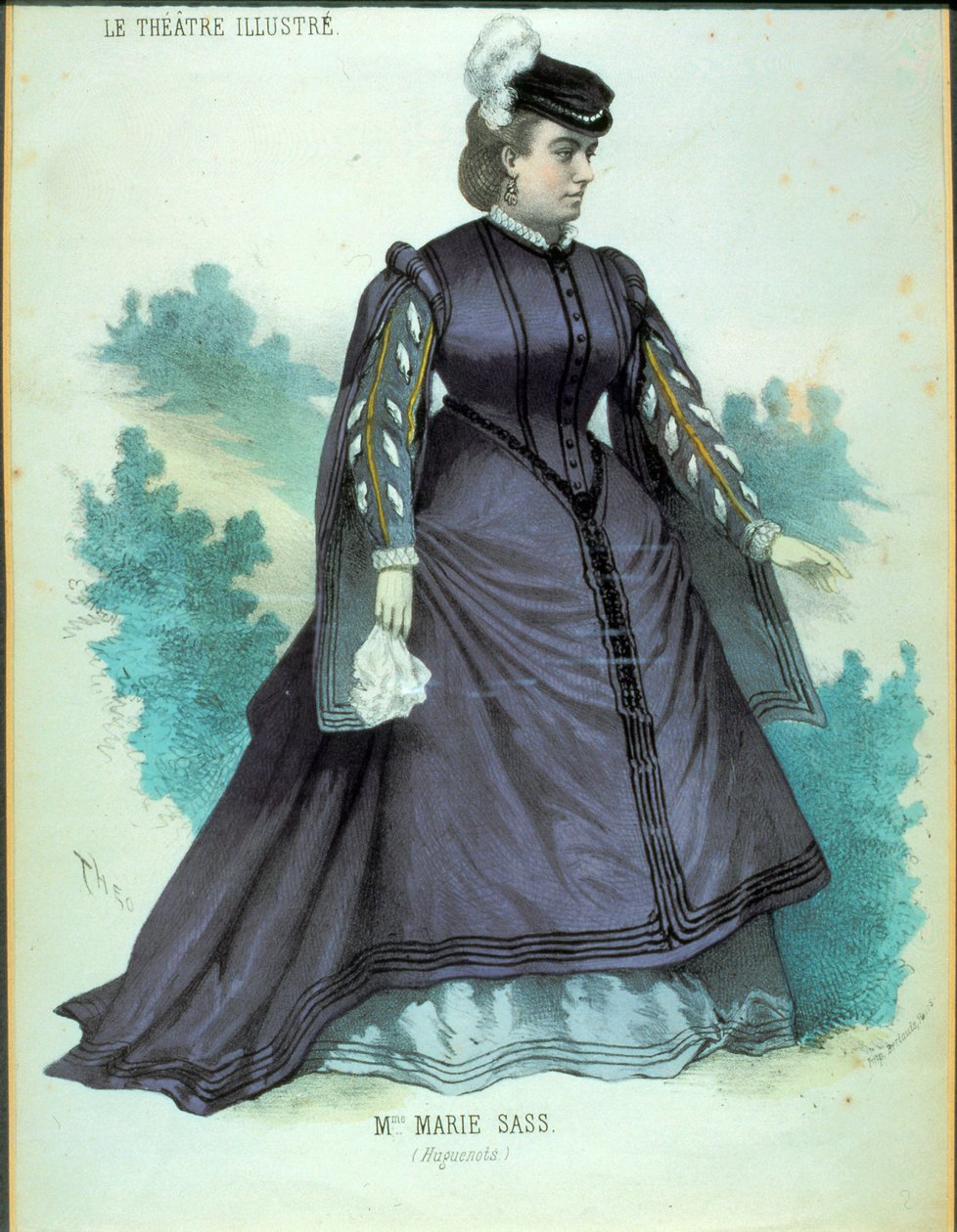Marie SASS (belgisk sopran) av Unknown artist