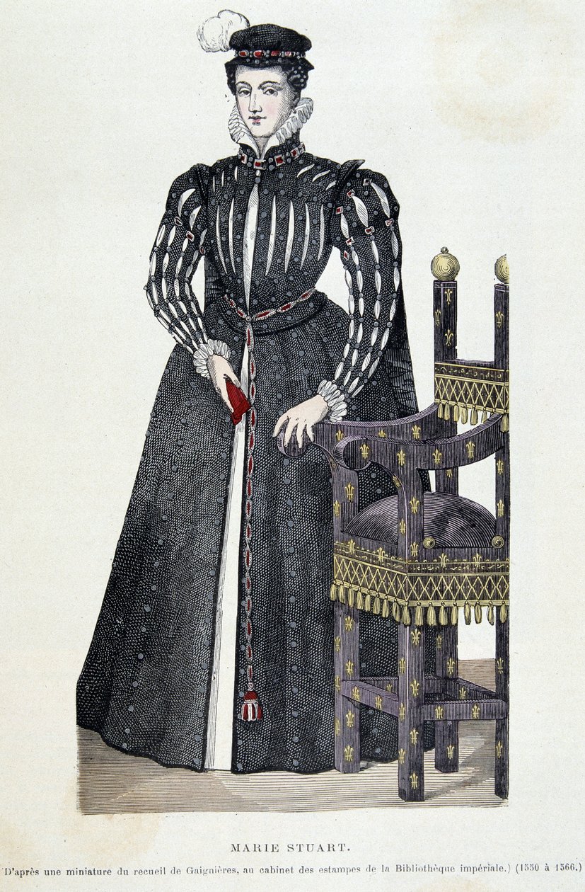 Marie Stuart - gravyr av Unknown artist