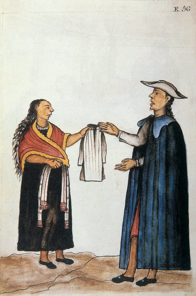 Boken "Trujillo Del Peru" eller "Codex Martinez Companion", av Baltazar Martinez Companion och Bujanda, biskop av Trujillo (1782-1785) av Unknown artist