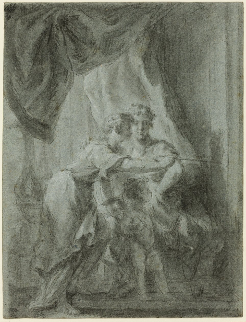 Mars, Venus och Amor av Unknown artist
