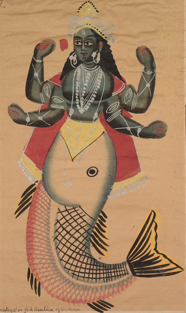 Mamma, Fish Avatar av Vishnu av Unknown artist