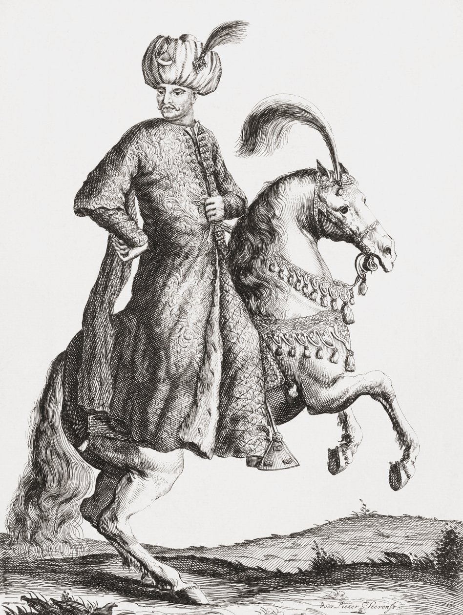 Mehmed IV, även känd som Mehmet IV och Mehmed eller Mehmet the Hunter av Unknown artist