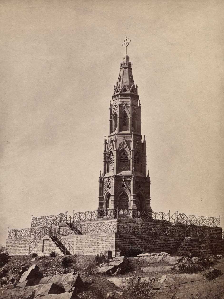 Minnesmonument över de brittiska soldaterna 1859 av Unknown artist