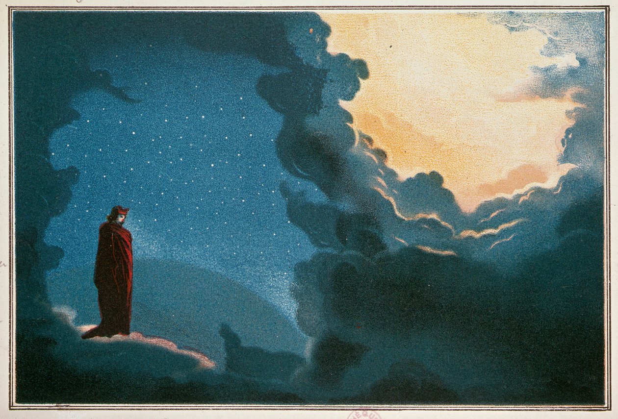 Mephistopheles (Mephisto), eller La Nuit, baserad på Goethes (Faust) verk av Arrigo (eller Enrico) Boito av Unknown artist