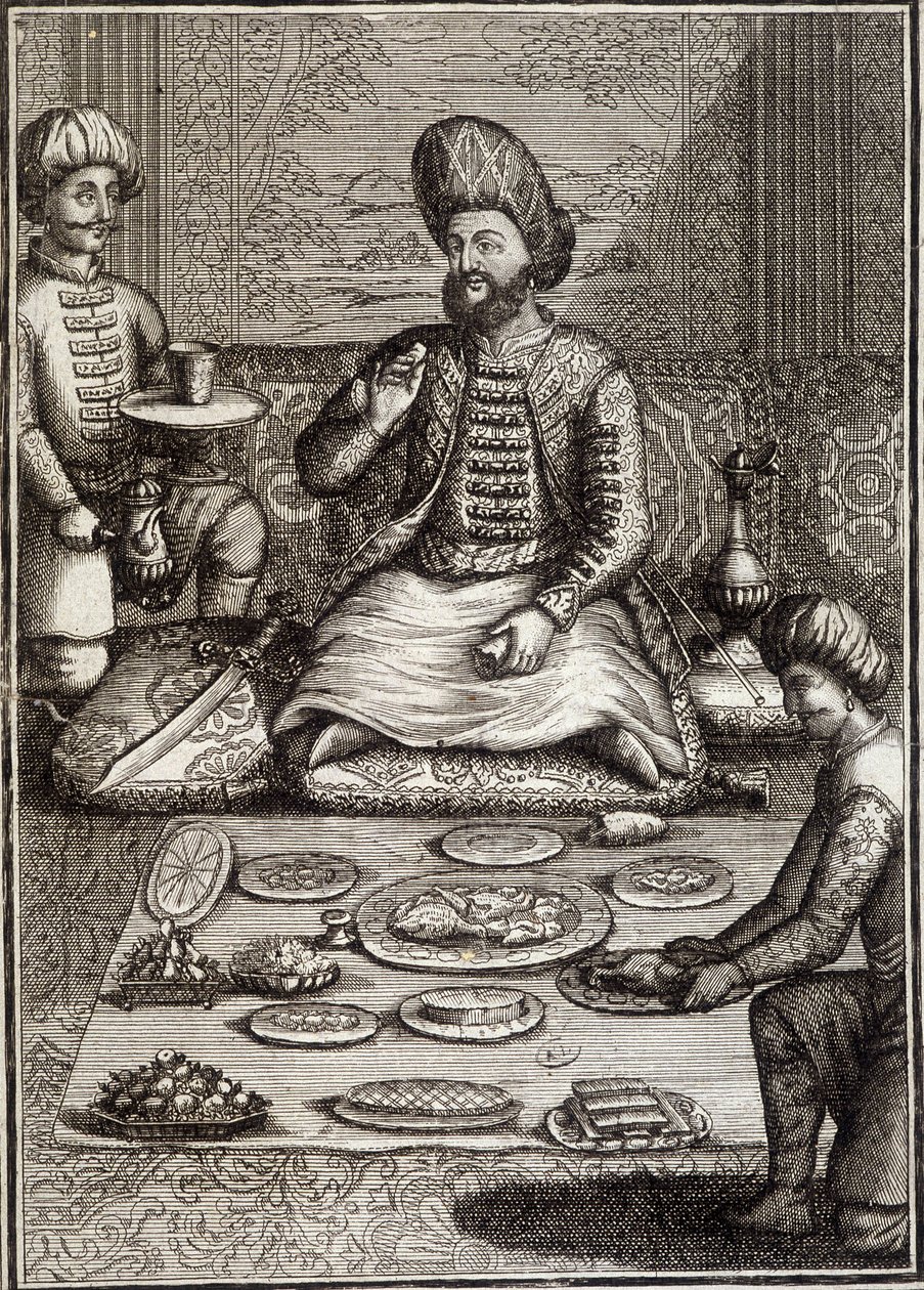 Méhémet Réza Beg, Persiens ambassadör, tidigt 1700-tal. av Unknown artist