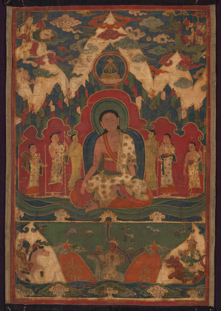Milarepa på berget Kailash av Unknown artist