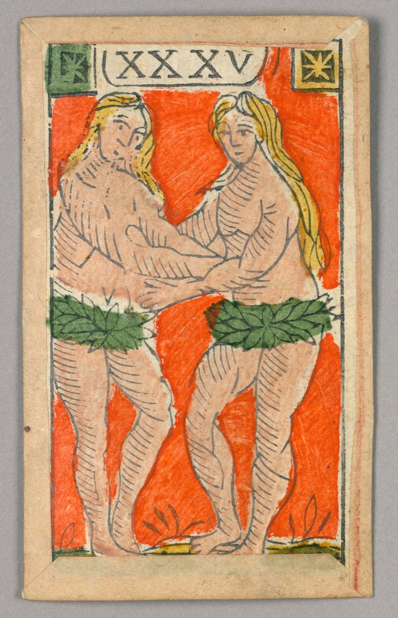 Minchiate (Tarot) spelkort av Unknown artist