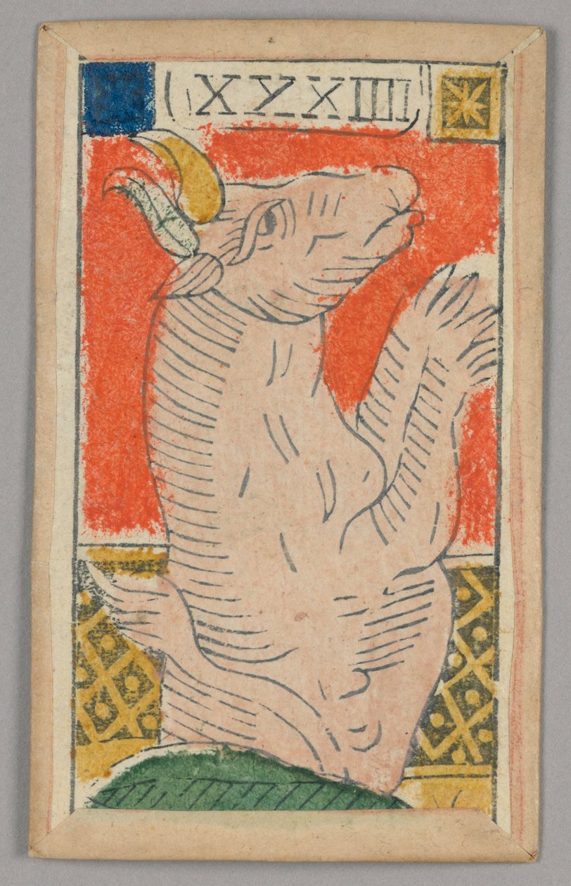 Minchiate (Tarot) spelkort av Unknown artist