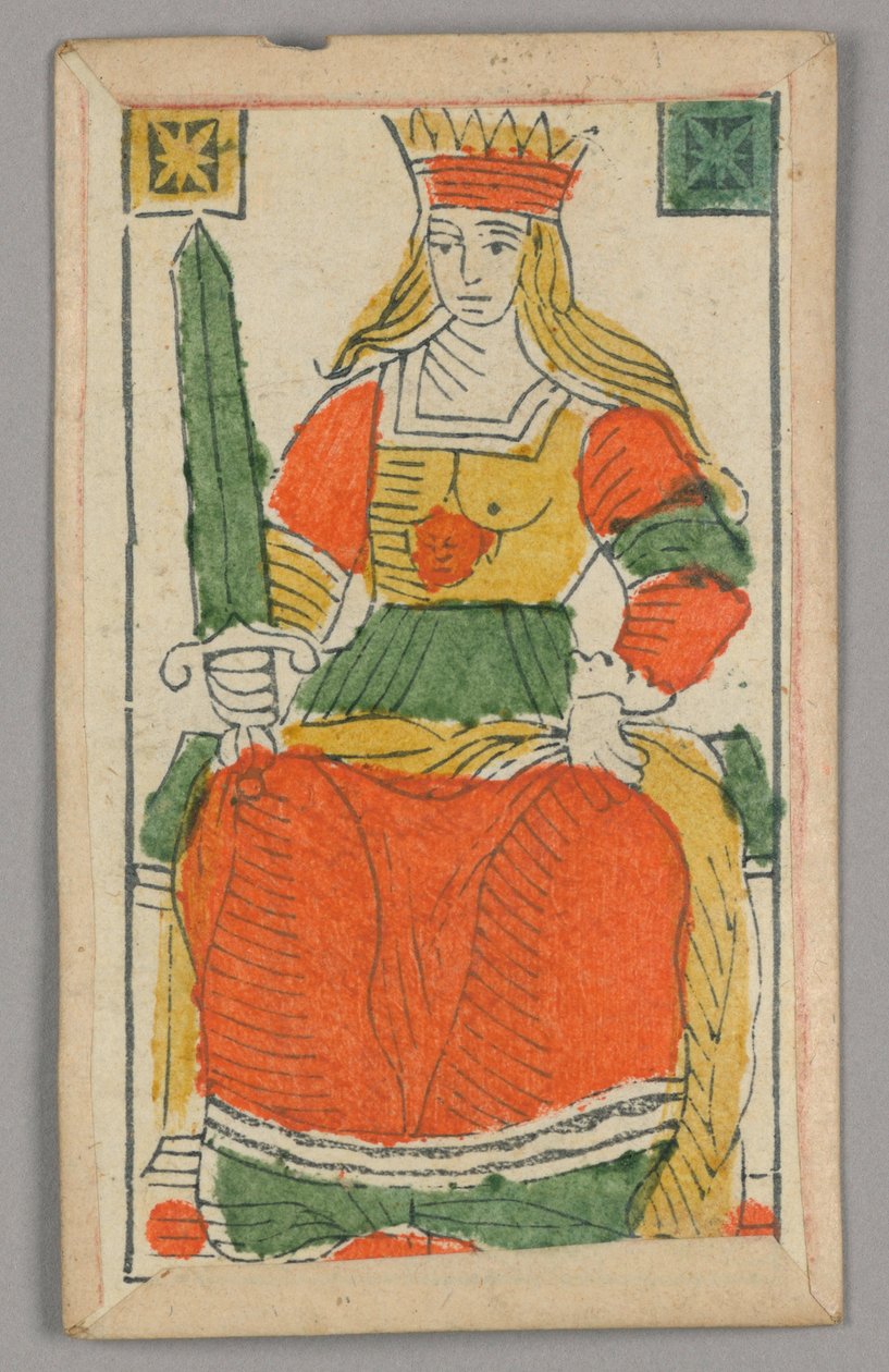 Minchiate (Tarot) spelkort av Unknown artist