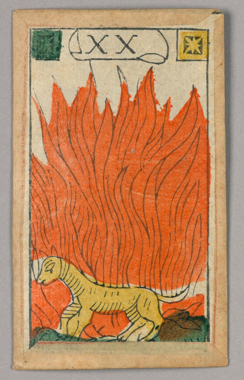Minchiate (Tarot) spelkort av Unknown artist