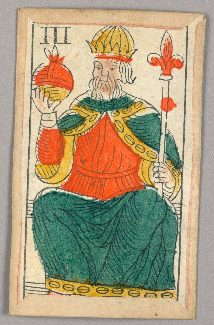 Minchiate (Tarot) spelkort av Unknown artist