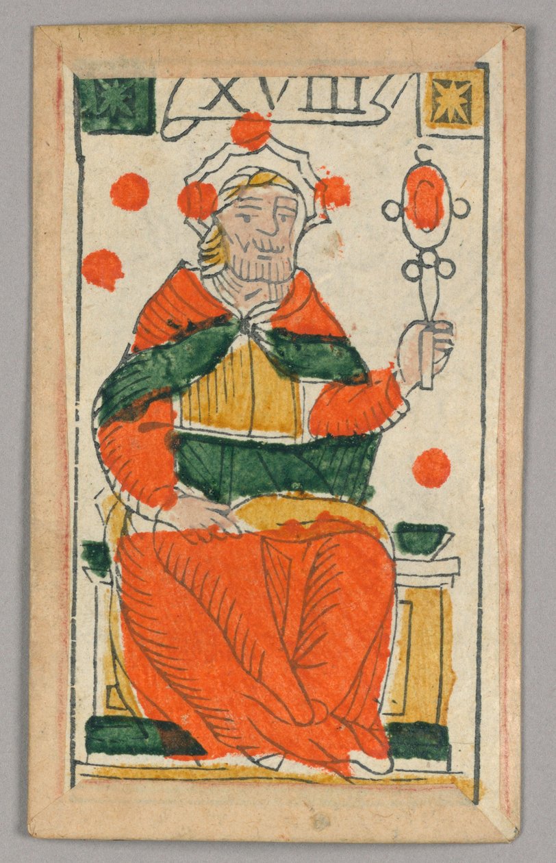 Minchiate (Tarot) spelkort av Unknown artist